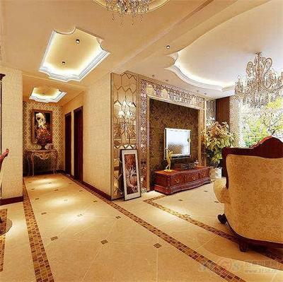 济南玖唐建材 玖唐士客厅壁材效果图展示与产品解析